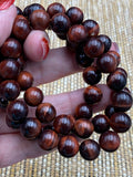 Red Tiger Eye Crystal Bead Bracelet