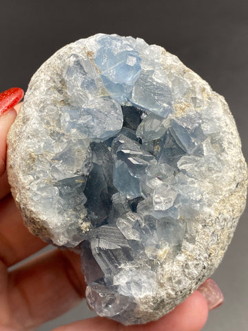 Blue Celestite Crystal Cluster