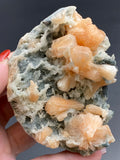 Peach Stilbite Zeolite Raw Crystal Specimen