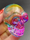 Aura Glass Skull - Two Sizes/Colours to Choose