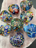 Millefiori Glass Hearts