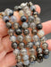 Snakeskin Black Agate Bead Bracelet Crystal