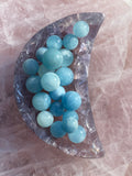 Aquamarine Crystal Mini Spheres