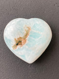 Caribbean Calcite Heart Crystal