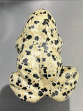 Dalmatian Jasper Frog Crystal