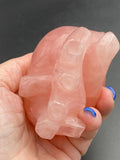 High Quality Rose Quartz Crystal Anatomical Heart