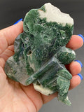 Moss Agate Crystal Druzy Fairy