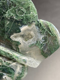 Moss Agate Crystal Druzy Fairy