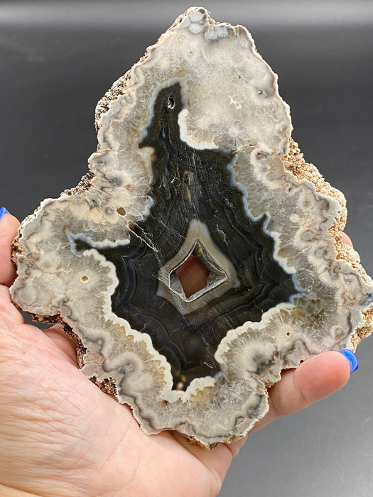 Black Argentina Agate Slabs - Various Choices