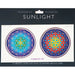Sunlight Flower of Life Window Decal