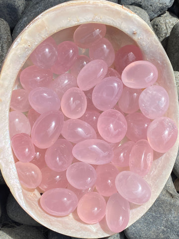 Rose Quartz Crystal Tumbled Stone