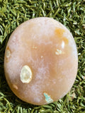 Flower Agate Palm Stone - Various Choices